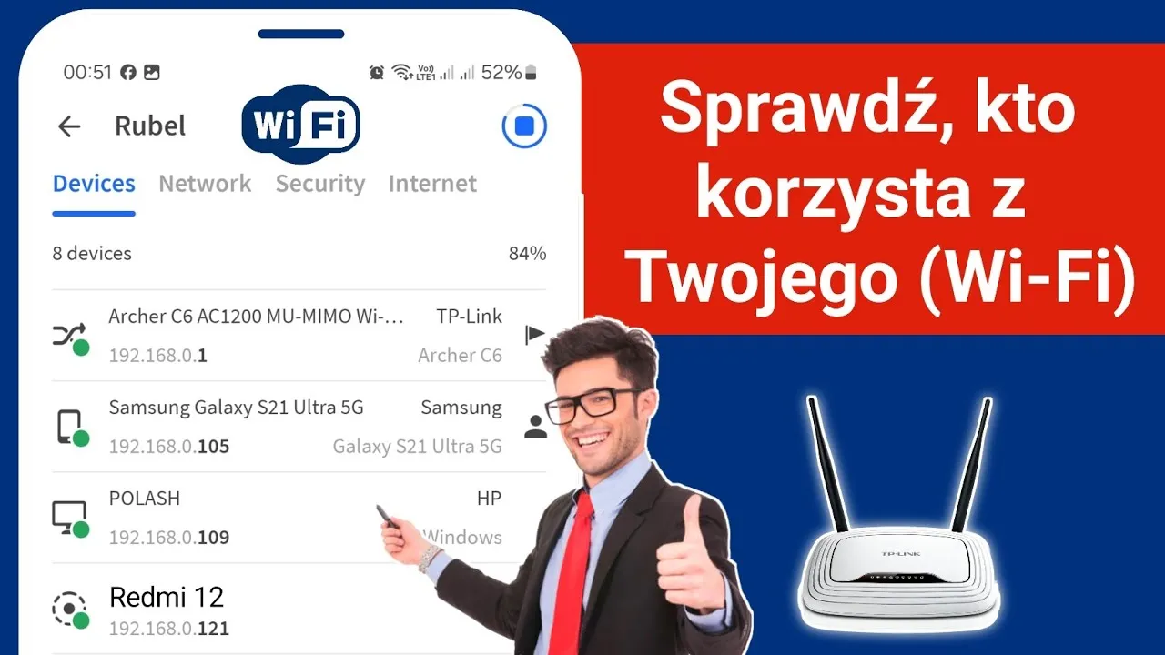 Zdjęcie Kto korzysta z mojego WiFi? Odkryj nieznane urządzenia w sieci