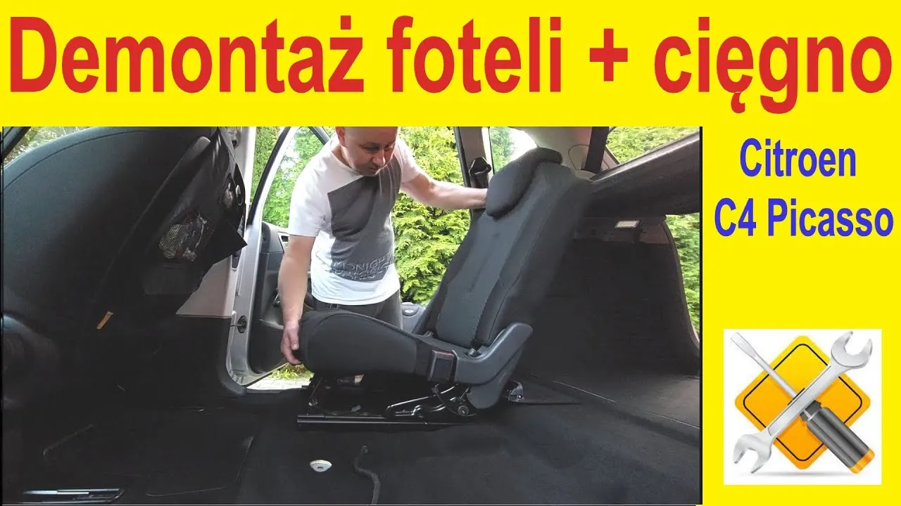 Zdjęcie Szybka naprawa fotela kierowcy Citroen C4 Picasso bez wizyty w warsztacie