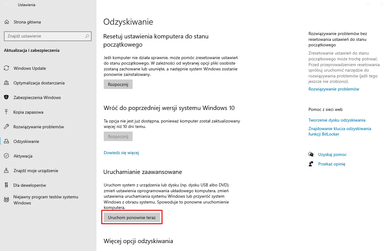Zdjęcie Jak uruchomić Windows 10 w trybie awaryjnym i naprawić problemy z systemem