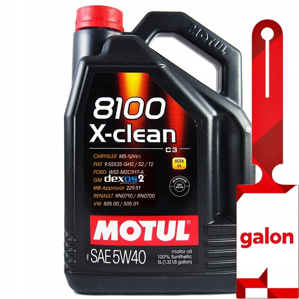 Zdjęcie Motul 8100 X-Clean C3 5W40 - idealny olej do nowoczesnych silników