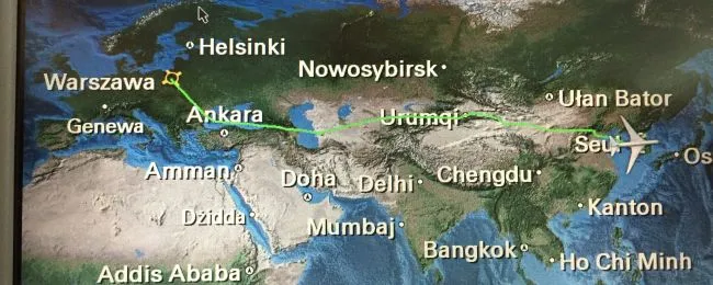 Zdjęcie Ile trwa lot do Korei Południowej? Czas przelotu z Polski wyjaśniony