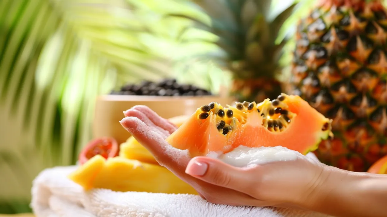 Zdjęcie Peeling enzymatyczny do ciała - Jak działa enzymatyczny peeling do twarzy?