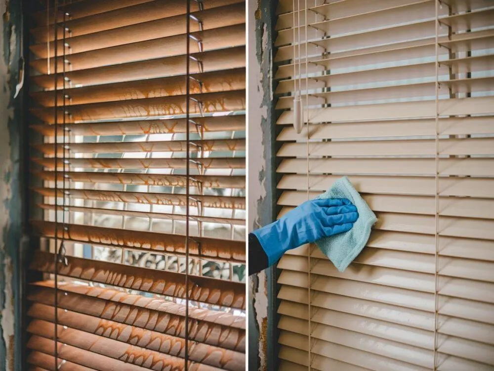 Zdjęcie Skuteczne sposoby na usunięcie plam z rolet dzień i noc