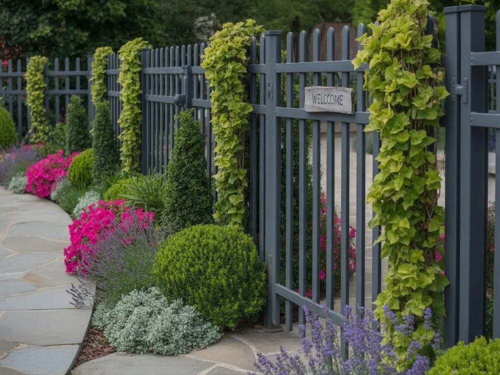 Zdjęcie Rośliny przy betonowym płocie: Jak stworzyć zieloną oazę?