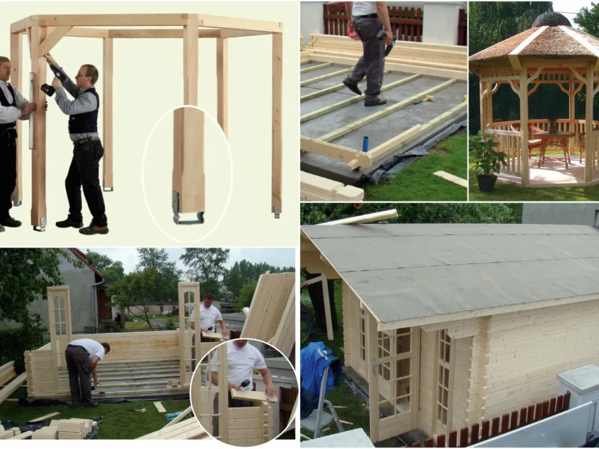 Zdjęcie Jak zbudować altanę ogrodową DIY - proste instrukcje i materiały