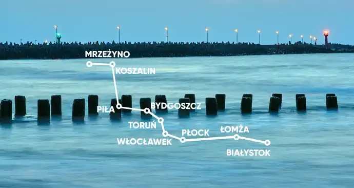 Zdjęcie Czy kursuje autobus Białystok Kołobrzeg? Sprawdź rozkład i ceny!