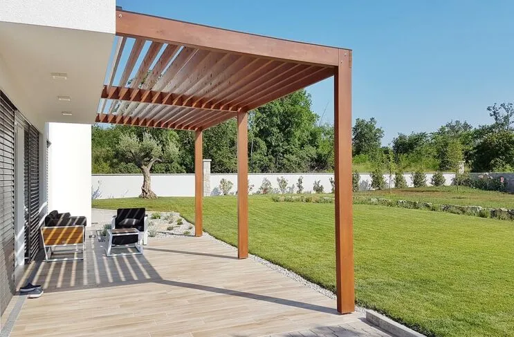 Zdjęcie Pergola tarasowa DIY: Jak zbudować krok po kroku?
