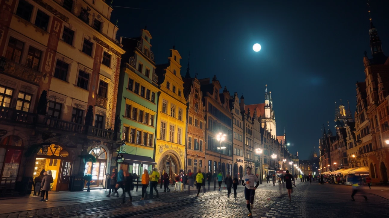 Zdjęcie Nocny Półmaraton we Wrocławiu - kompleksowy przewodnik dla biegaczy