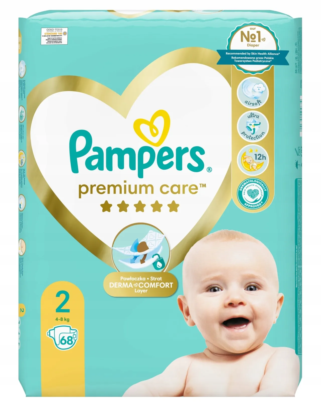 Zdjęcie Pieluchy Pampers rozmiar 2: Komfort i bezpieczeństwo dla niemowląt
