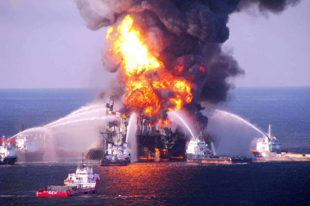 Zdjęcie Katastrofa Deepwater Horizon: tragiczny wyciek ropy w Zatoce