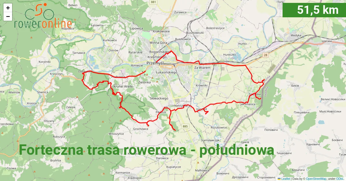 Zdjęcie Forteczna trasa rowerowa: odkryj wyjątkowe widoki i atrakcje