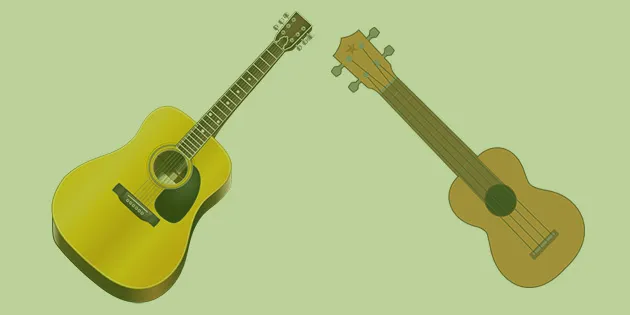 Zdjęcie Na czym łatwiej grać: ukulele czy gitara - prawda o pierwszym instrumencie