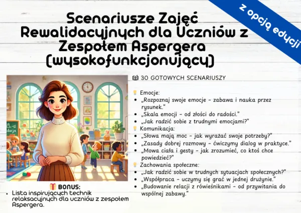 Zdjęcie Gotowe scenariusze zajęć dla pedagoga: wsparcie i inspiracja