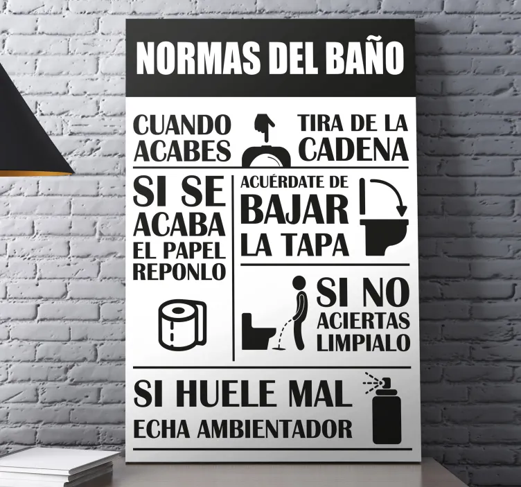 Zdjęcie Cuadros para ba&ntilde;o: Elige y protege tu arte de la humedad con estilo