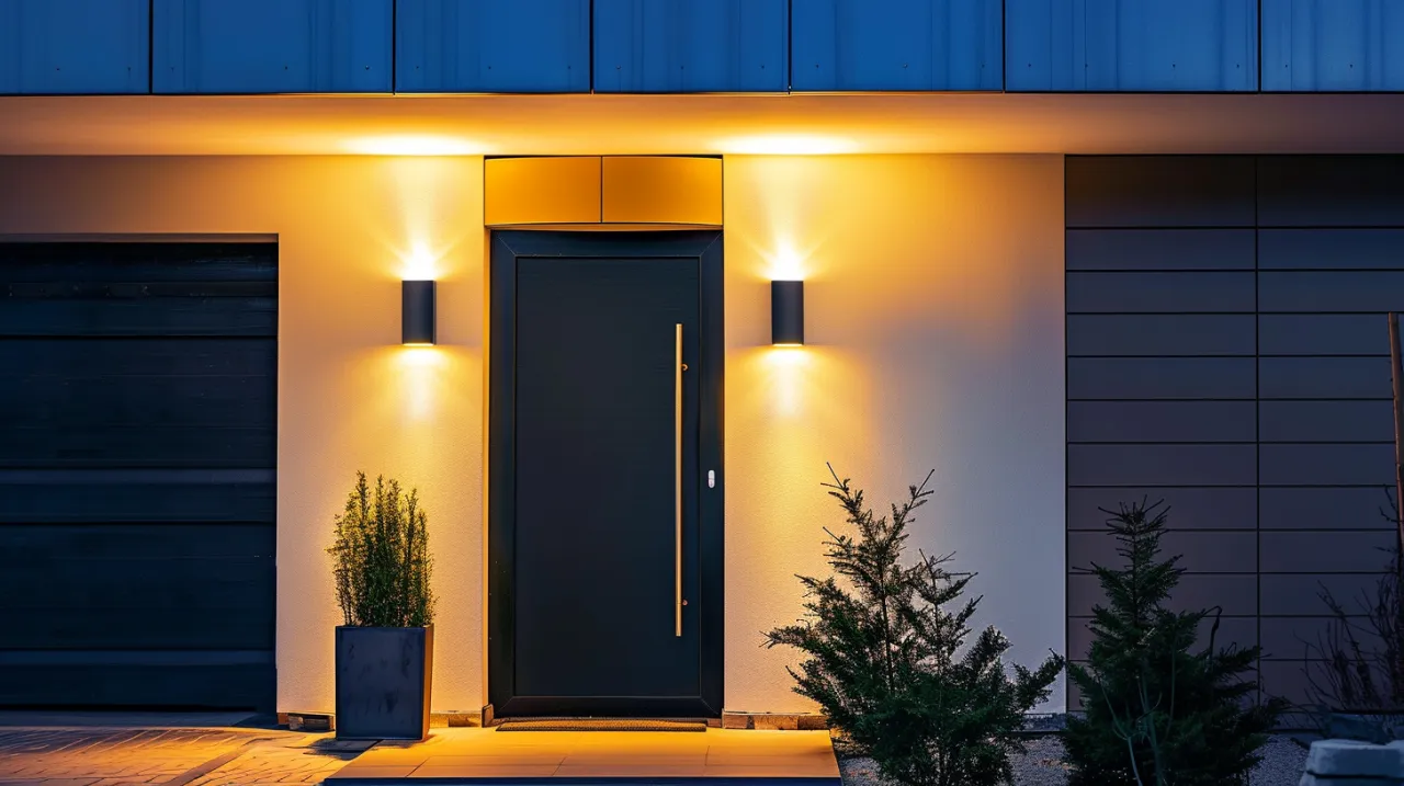 Zdjęcie Lampa nad wejście do domu: Designerskie oświetlenie nad wejście do domu