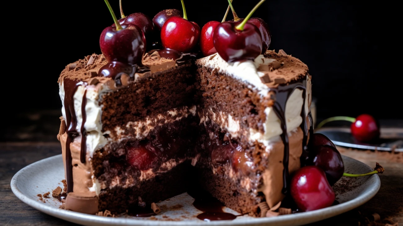 Tort z wiśniami i mascarpone - pyszny deser czekoladowy