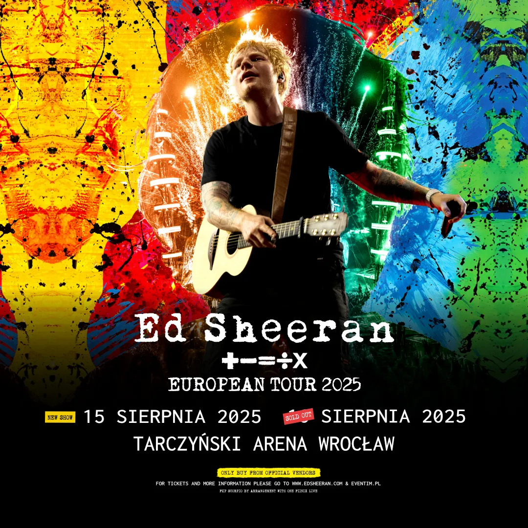 Zdjęcie Kiedy Ed Sheeran będzie w Polsce? Sprawdź daty i szczegóły koncertów