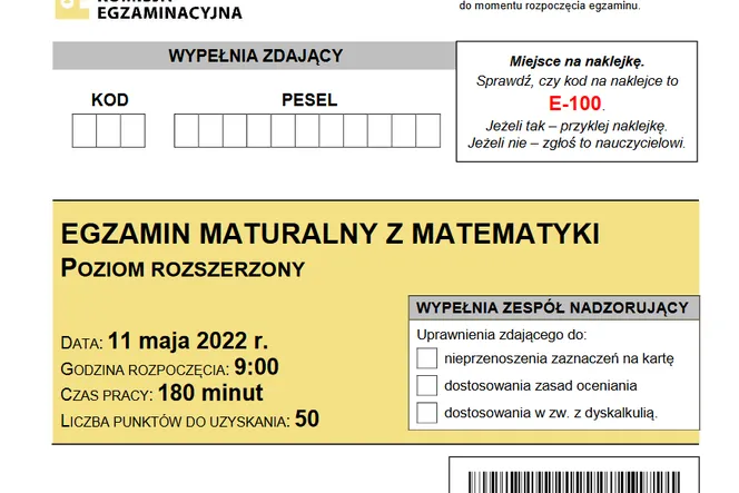 Zdjęcie Ile jest zadań na maturze z matematyki rozszerzonej? Sprawdź teraz!