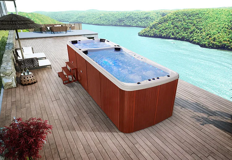 Zdjęcie Jak basen spa jacuzzi zmienia relaks i trening w twoim ogrodzie