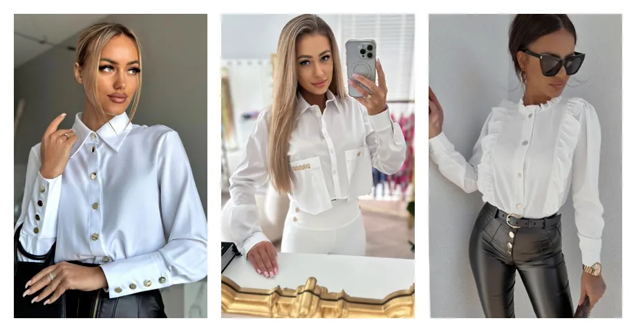 Zdjęcie Jakie spodnie do białej koszuli, aby zawsze wyglądać stylowo?