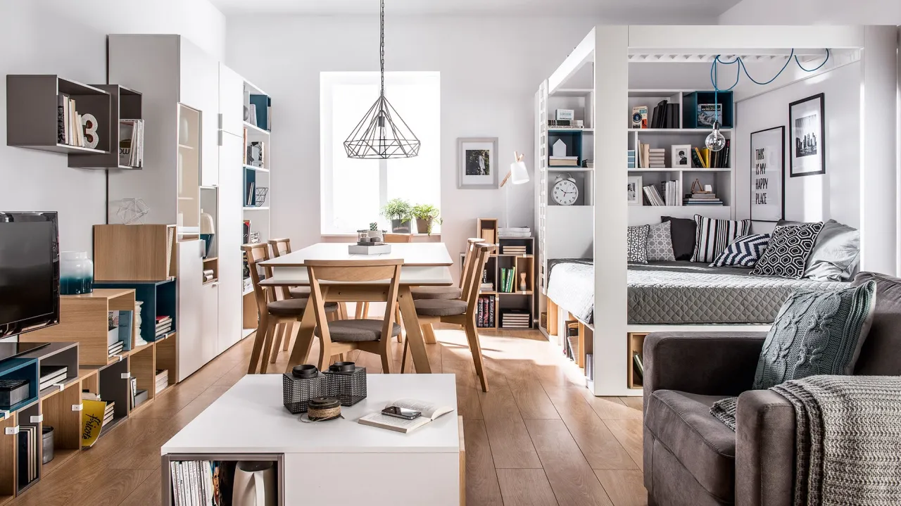 Zdjęcie Jak funkcjonalnie urządzić malutkie mieszkanie i zyskać więcej przestrzeni