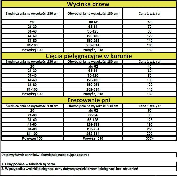 Zdjęcie Ile kosztuje wycięcie drzewa przez pilarza? Sprawdź, co wpływa na cenę