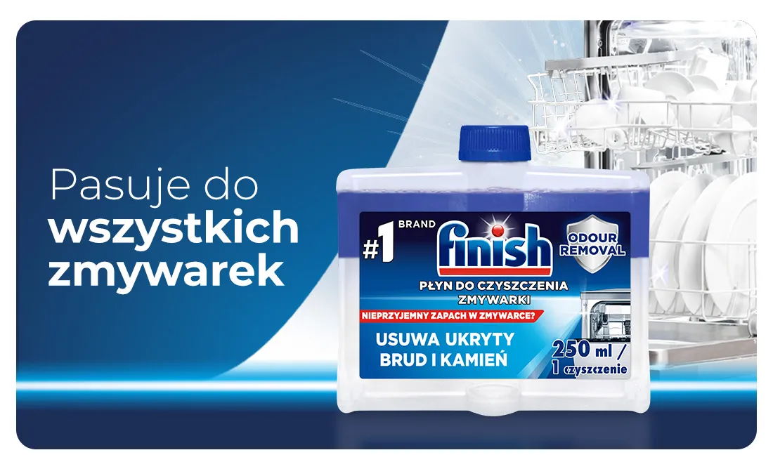 Zdjęcie Jak używać płynu do czyszczenia zmywarek Finish, aby uniknąć usterek