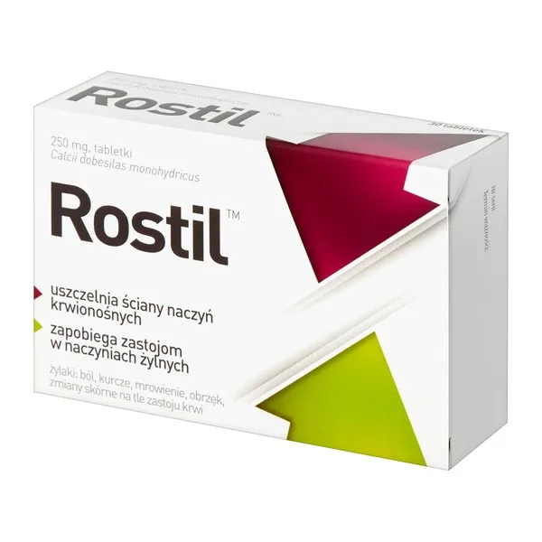 Zdjęcie Rostil - skuteczny lek na objawy niewydolności żylnej kończyn