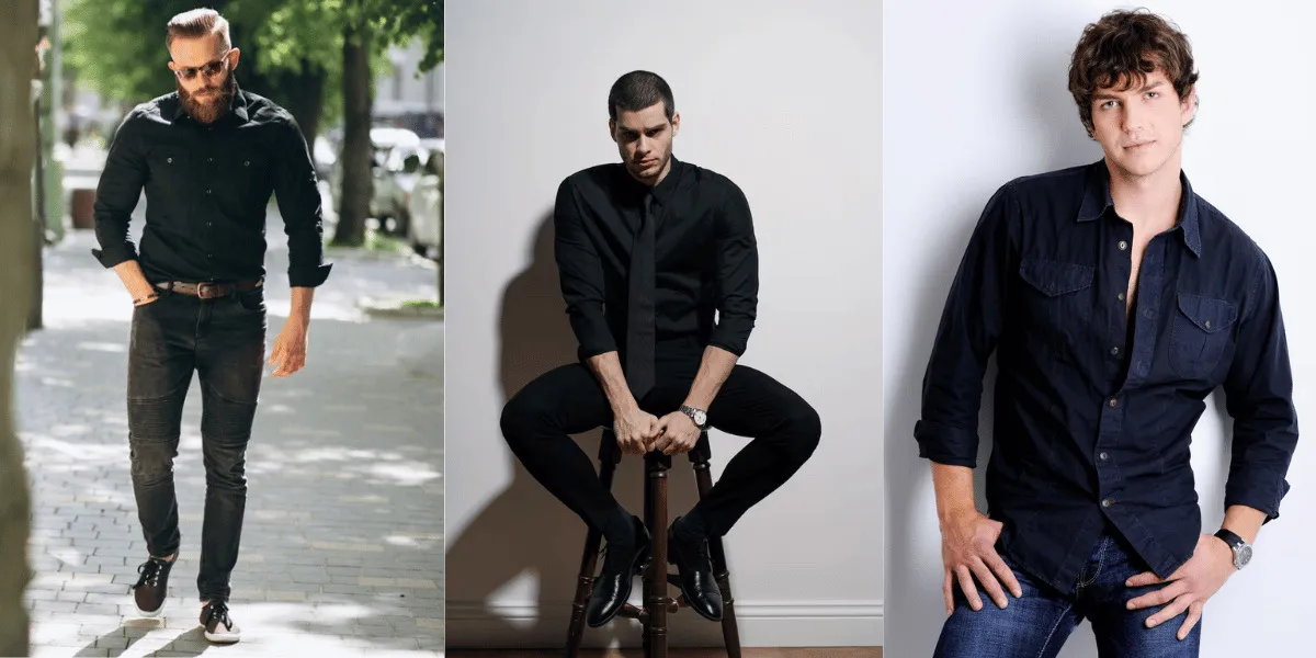 Zdjęcie Jakie buty do czarnej koszuli - stylowe opcje na każdą okazję