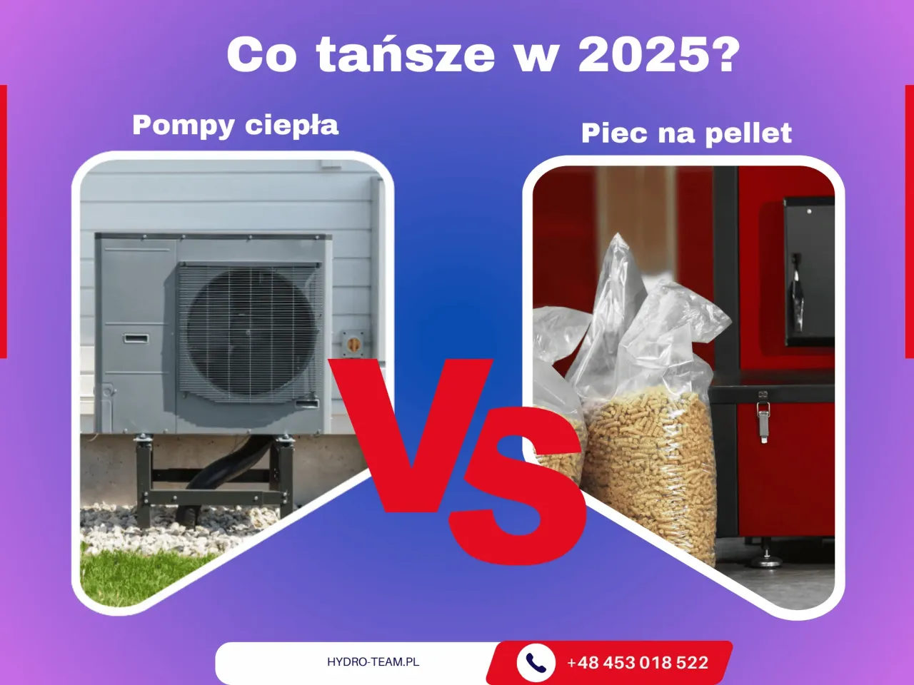 Zdjęcie Pompa ciepła czy pellet 2026? Koszty, dotacje, wady i zalety