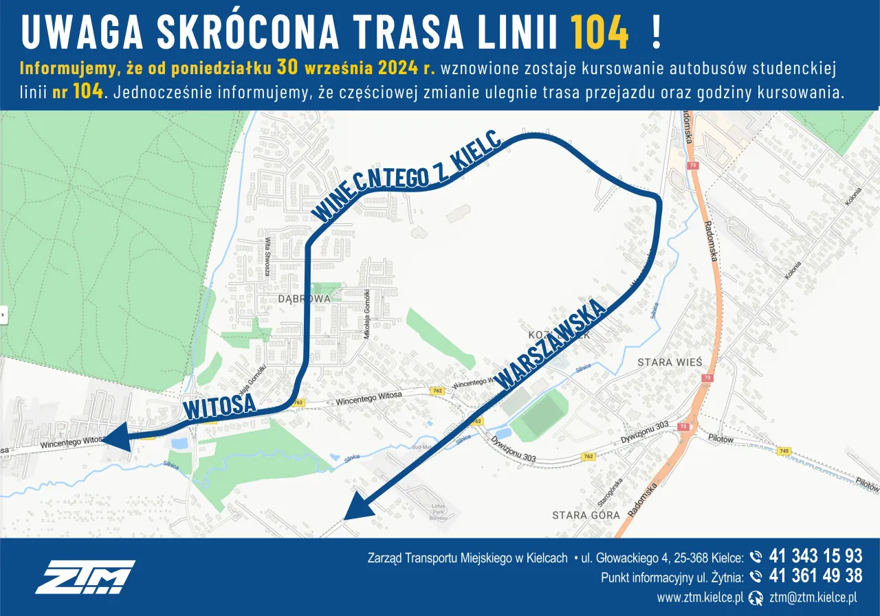 Zdjęcie Rozkład jazdy Nord 104 – Sprawdź aktualne godziny odjazdów i trasy