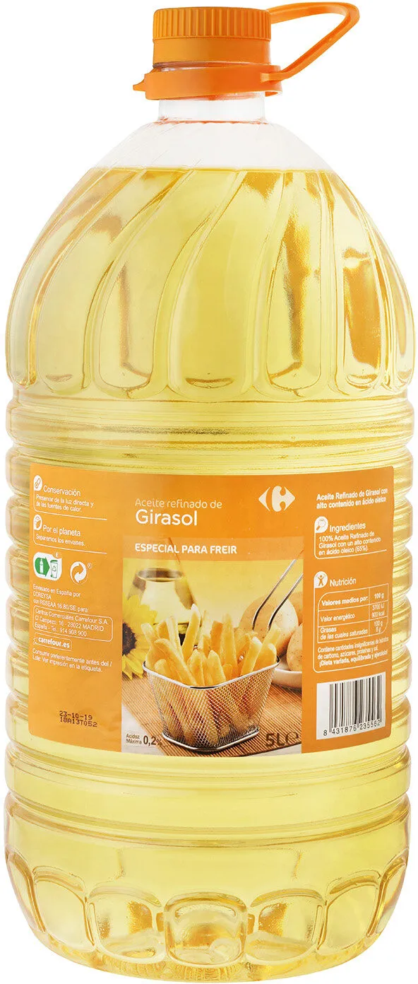 Zdjęcie Aceite para freír Carrefour: elige el mejor para tus platos