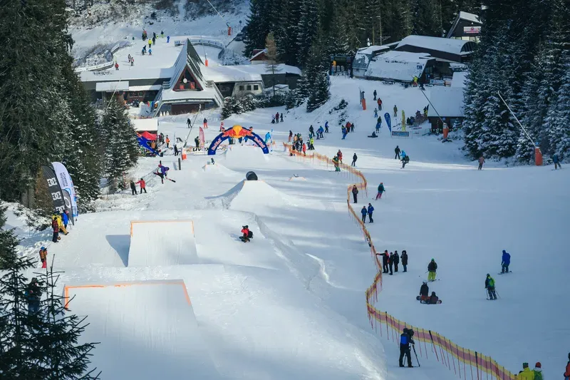 Zdjęcie Snowpark Jasná Chopok - najlepsze atrakcje i strefy dla freestylowców