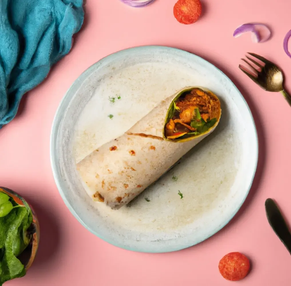 Zdjęcie Szybka i pyszna tortilla z ciecierzycą: zdrowy przepis na obiad