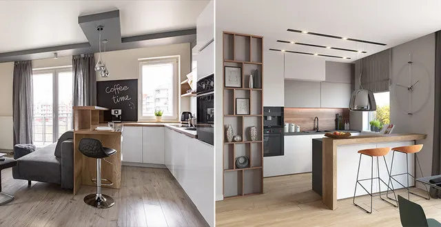 Zdjęcie Otwarta kuchnia w bloku: jak połączyć salon i kuchnię? Poradnik