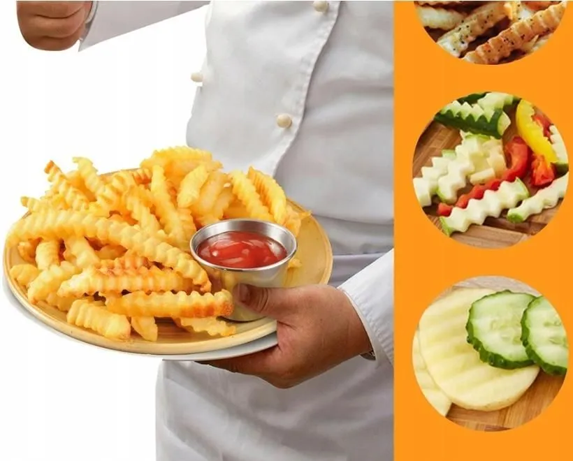 Zdjęcie Chrupiące frytki? Opanuj krojenie ziemniak&oacute;w nożem i krajalnicą