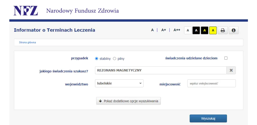 Zdjęcie Rezonans magnetyczny NFZ w Lublinie - gdzie najszybciej i bez kolejek?