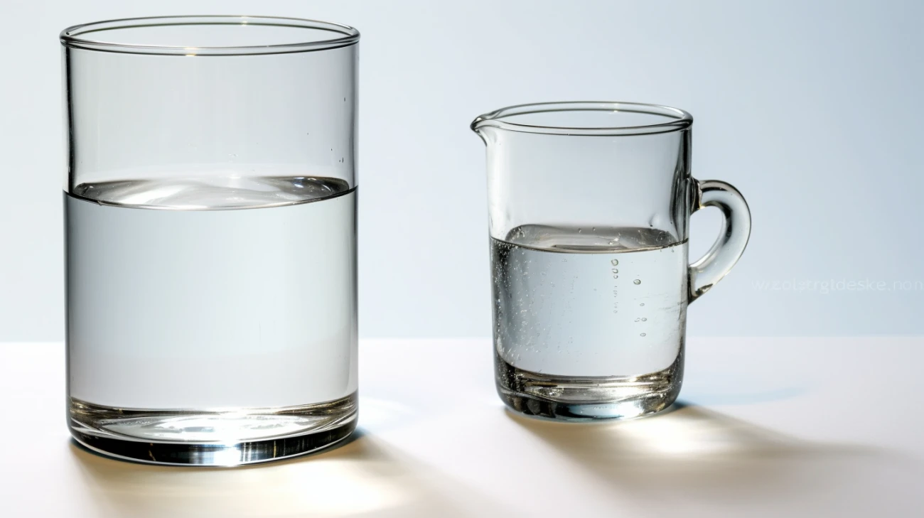250 ml wody - ile to 200 ml?