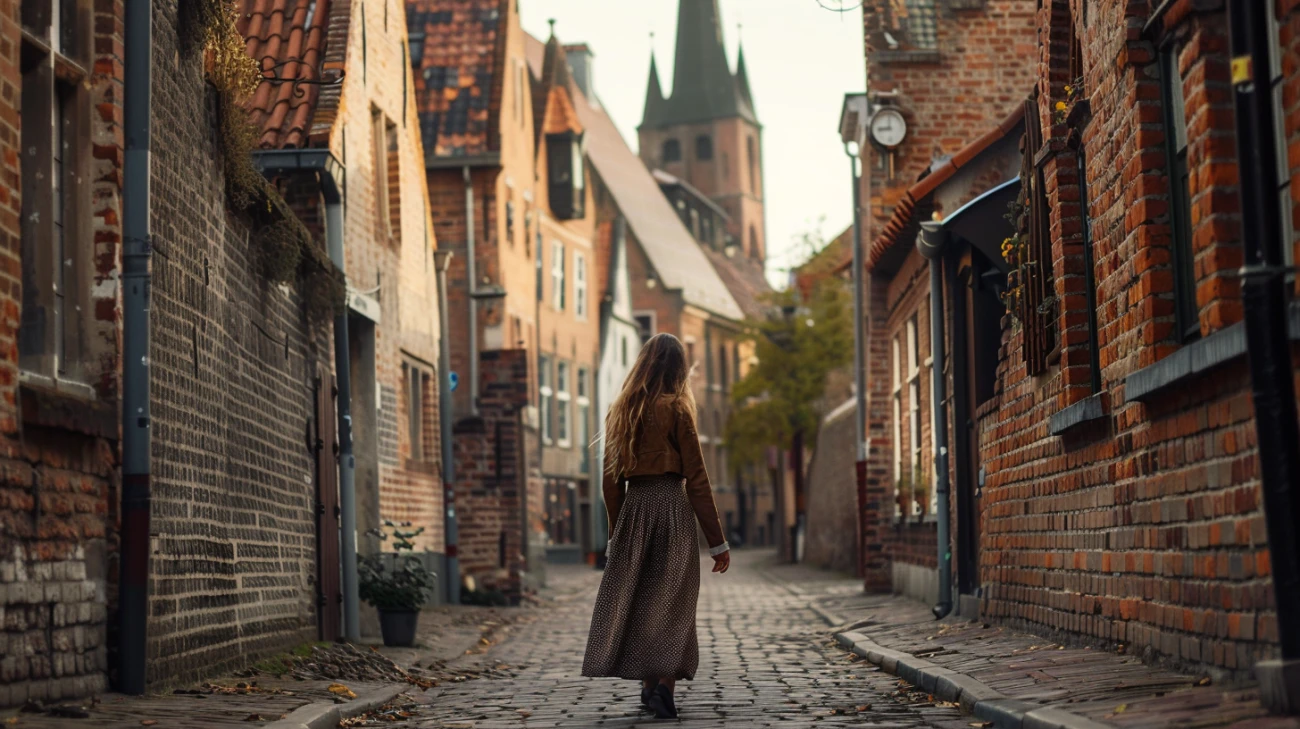 Zdjęcie Tajemnica historii dziewczyny, która chodziła bez spodni.