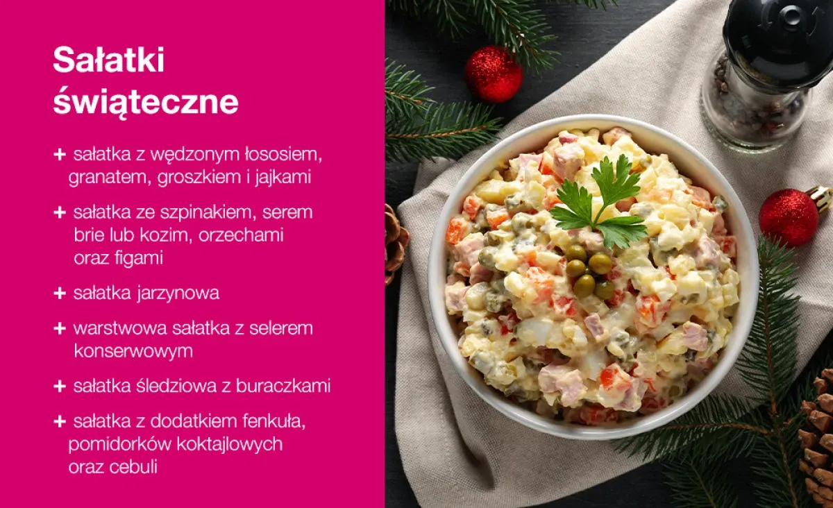 Zdjęcie Jaką sałatkę na święta? Oto najlepsze przepisy na świąteczne sałatki