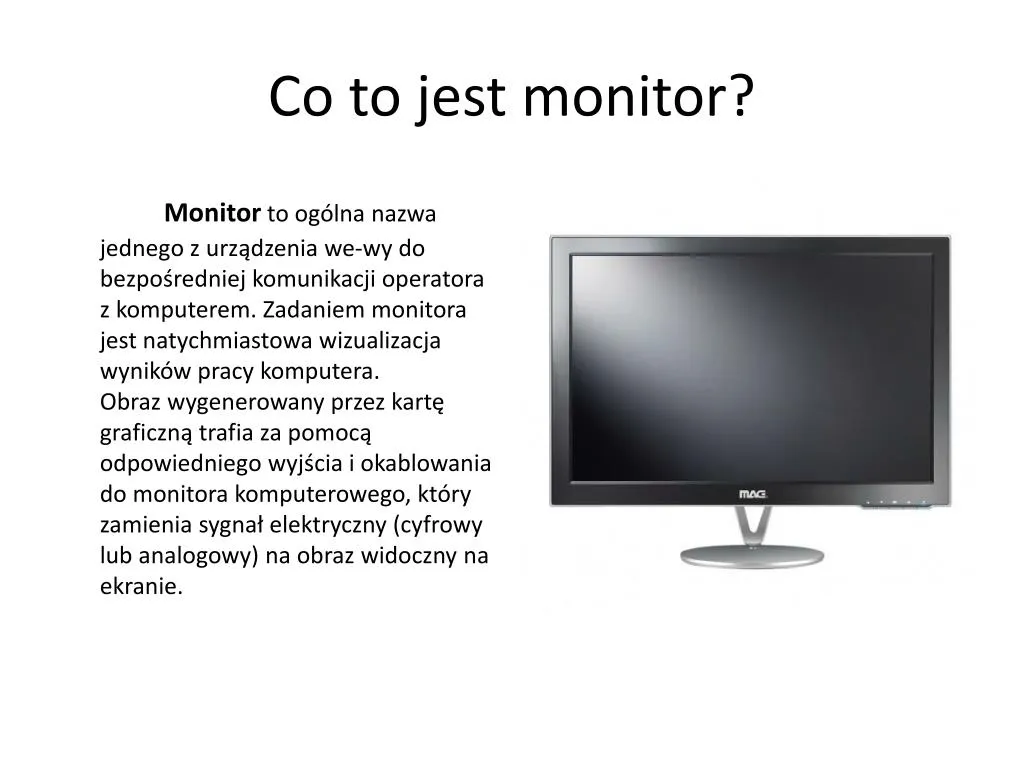 Zdjęcie Co to jest monitor? Definicja, funkcje i rodzaje w prosty sposób wyjaśnione