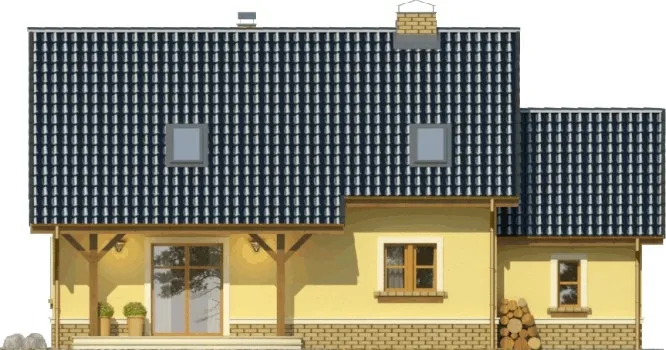 Zdjęcie Dom Granat z garażem - Fascynujące zdjęcia projektu i wnętrz