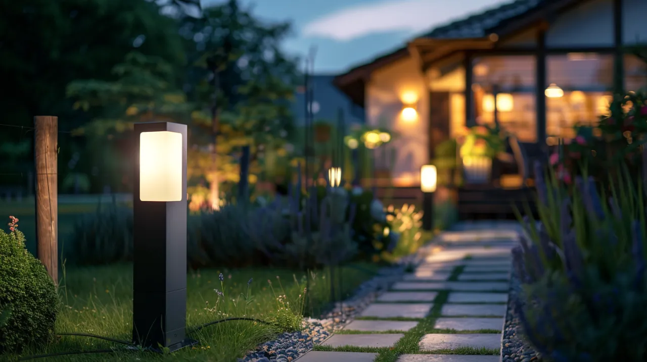 Zdjęcie Lampa na czujnik: Lampy z czujnikiem ruchu solarne do ogrodu i domu