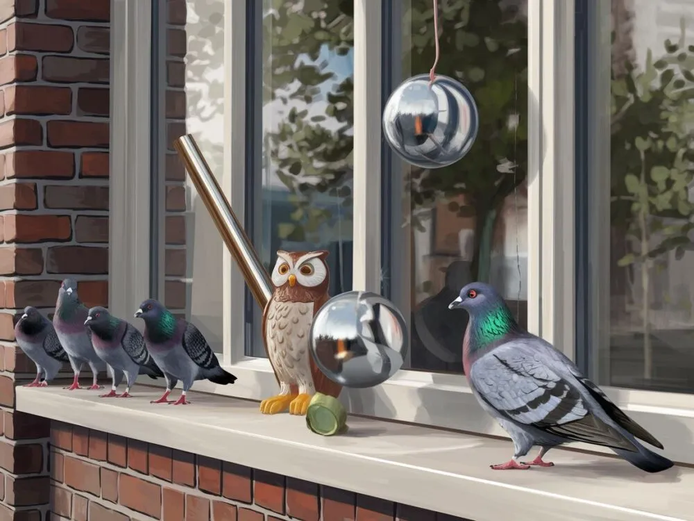 Zdjęcie Skuteczne sposoby, jak pozbyć się gołębi z parapetu raz na zawsze