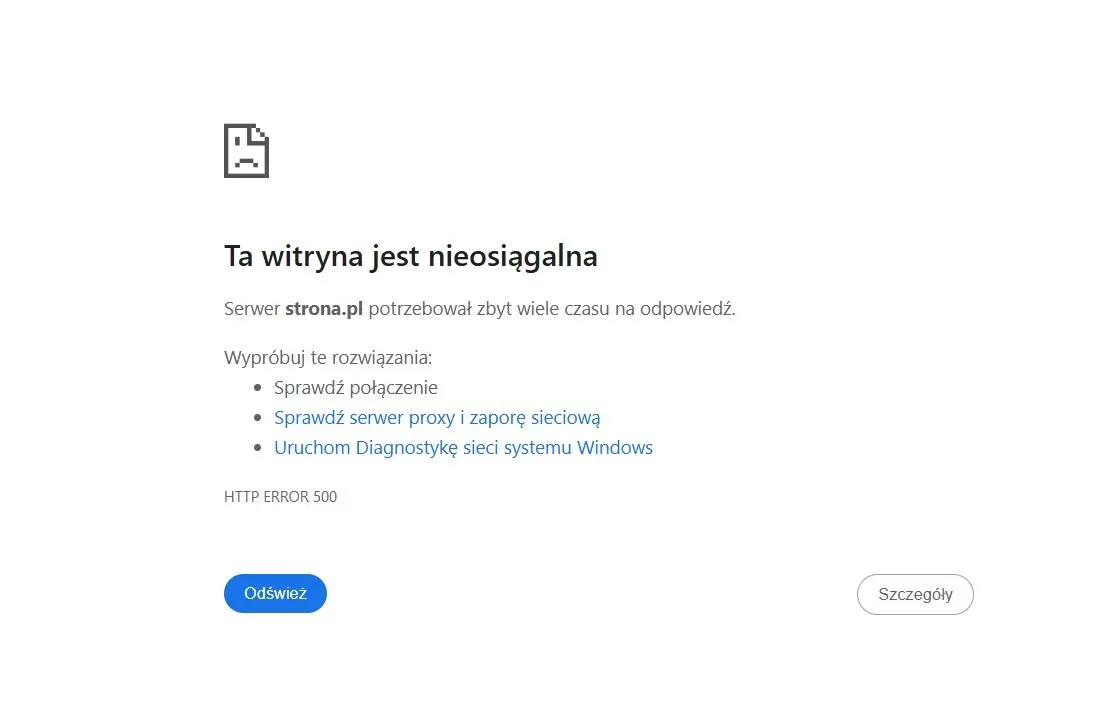 Zdjęcie Jak skutecznie naprawić błąd http 500 i uniknąć frustracji