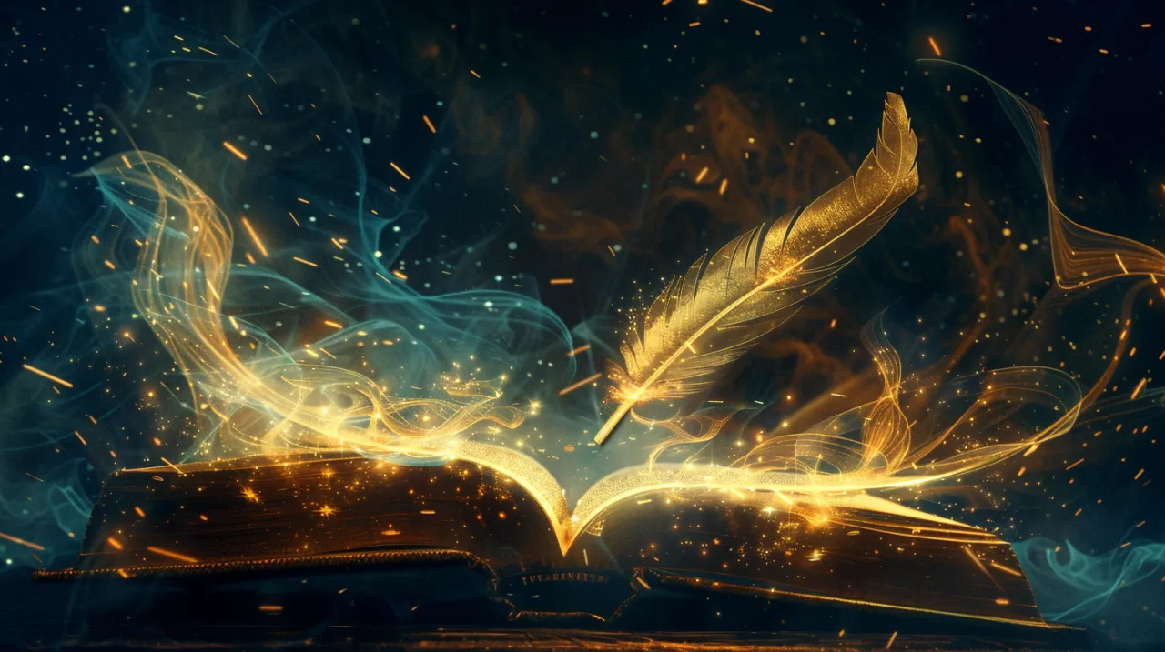 Zdjęcie Magiczne pióro: Jak symbolika w literaturze inspiruje?