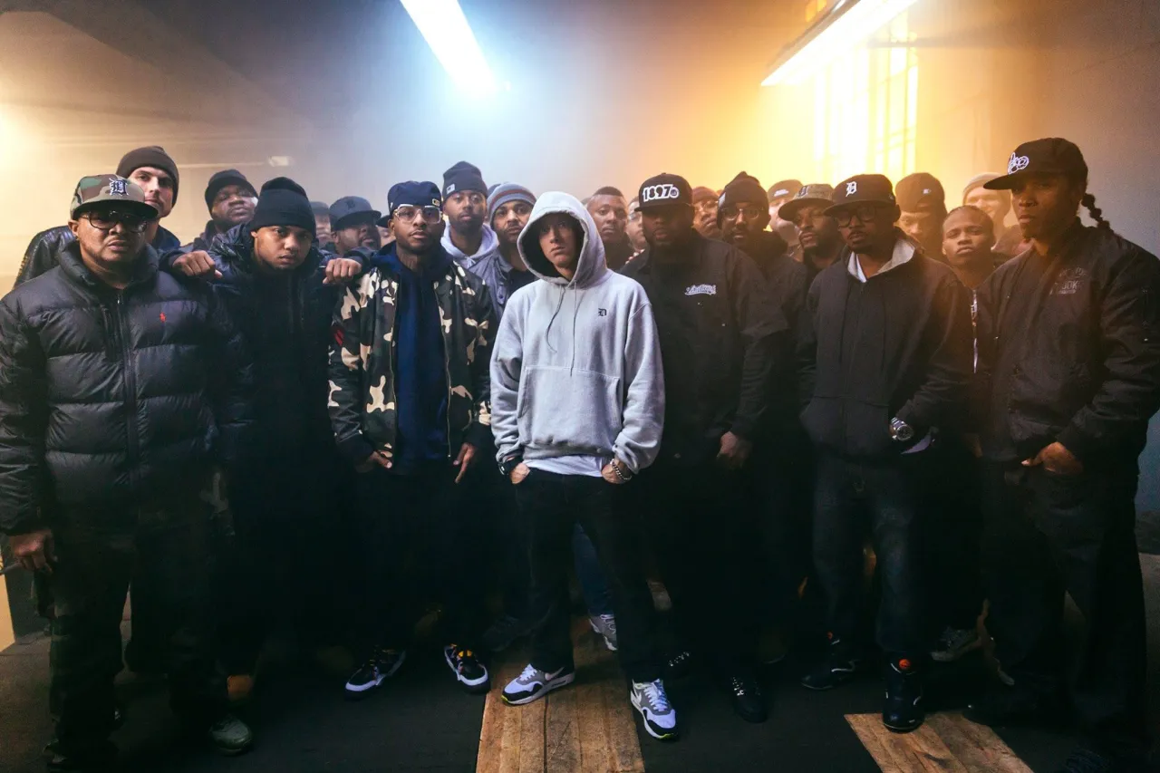Zdjęcie Kogo popiera Eminem? Kontrowersyjne wsparcie dla Kamali Harris