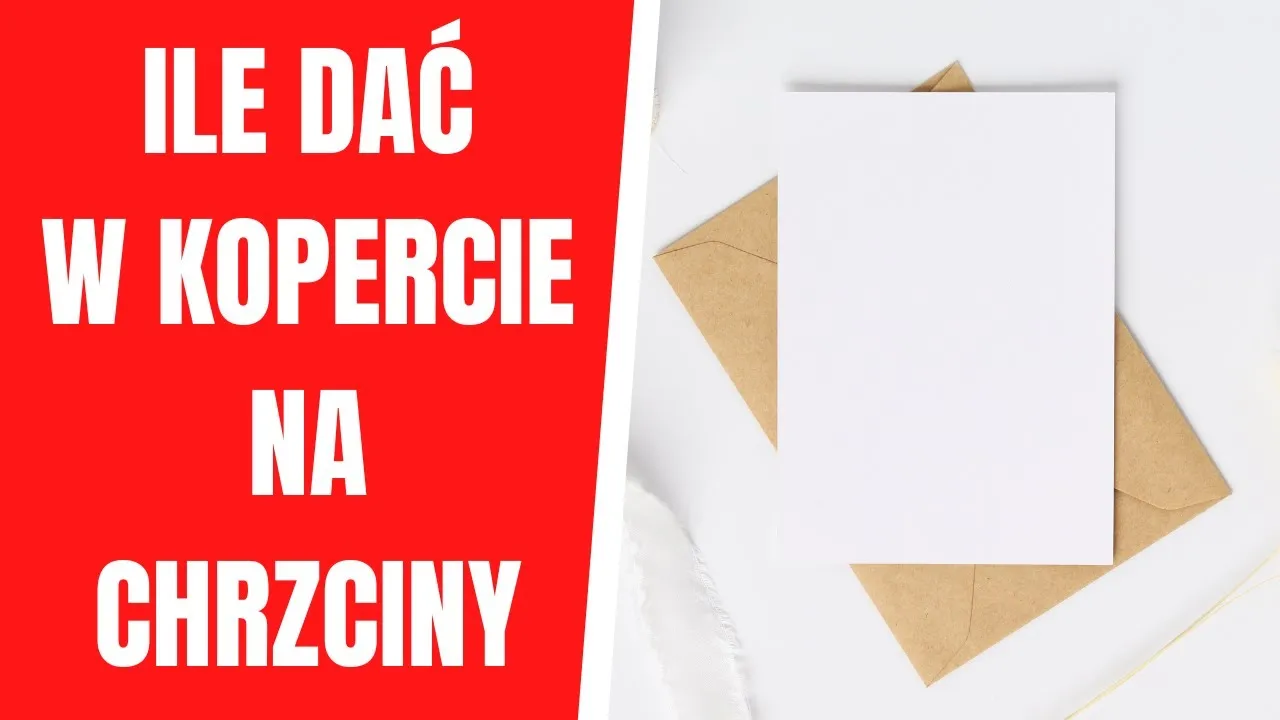 Zdjęcie Ile na chrzciny jako gość – ile pieniędzy warto włożyć do koperty?