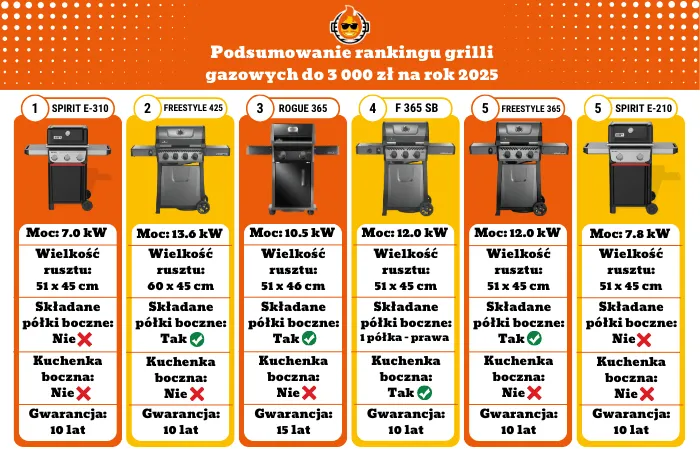 Zdjęcie Najlepsze grille w Action - porównanie modeli i ich funkcji