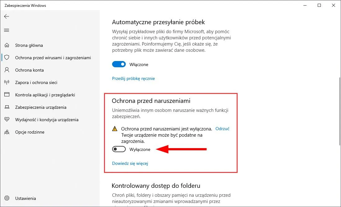 Zdjęcie Jak włączyć antywirusa w Windows 10 i chronić swój komputer przed zagrożeniami